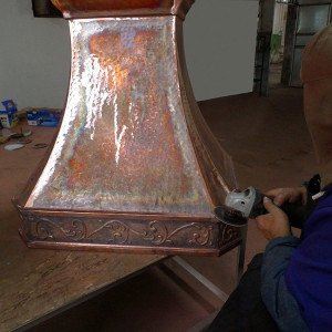 Specialized Copper Range Stove Hood Construction