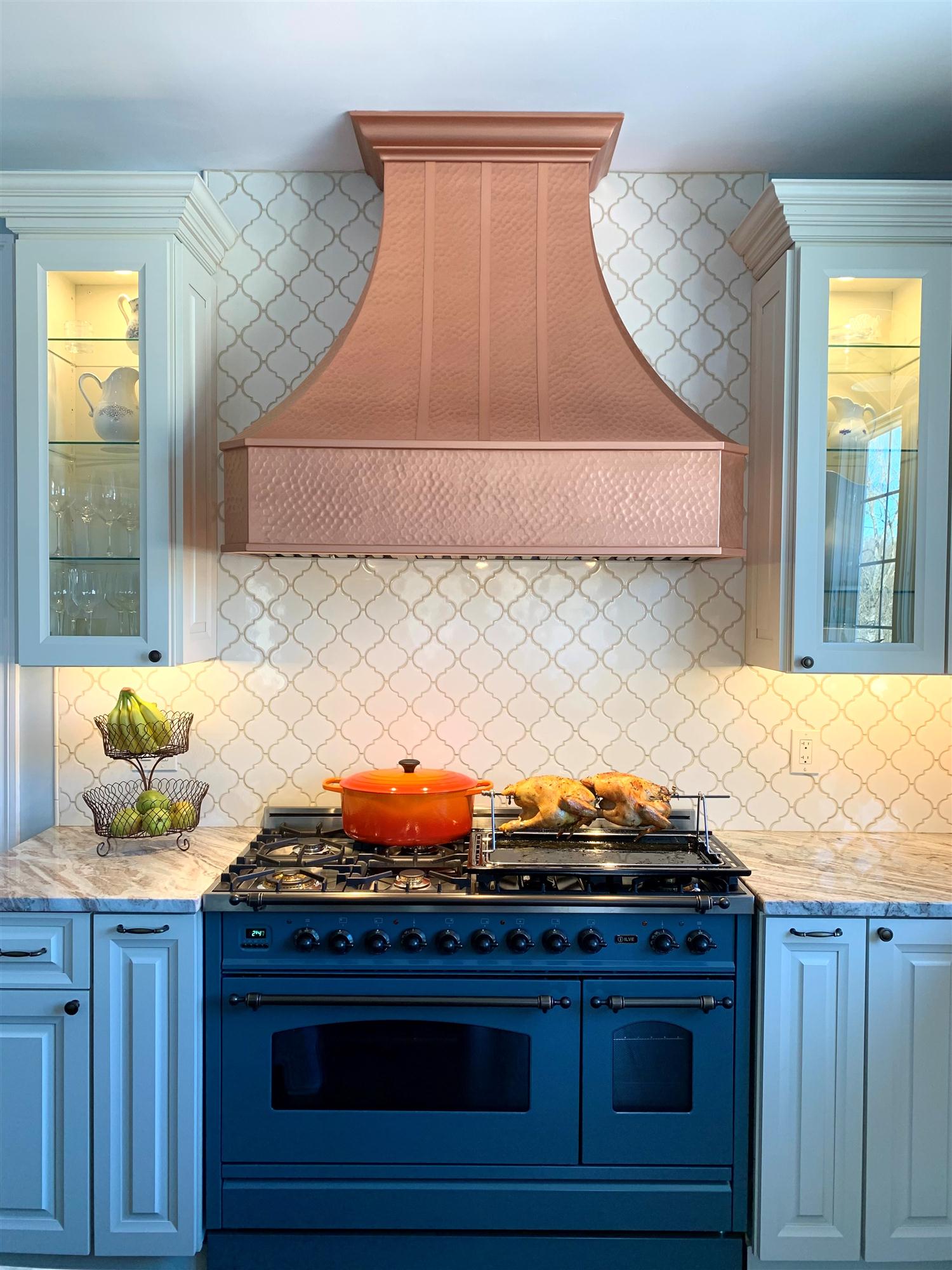 Venetian Copper Range Hood