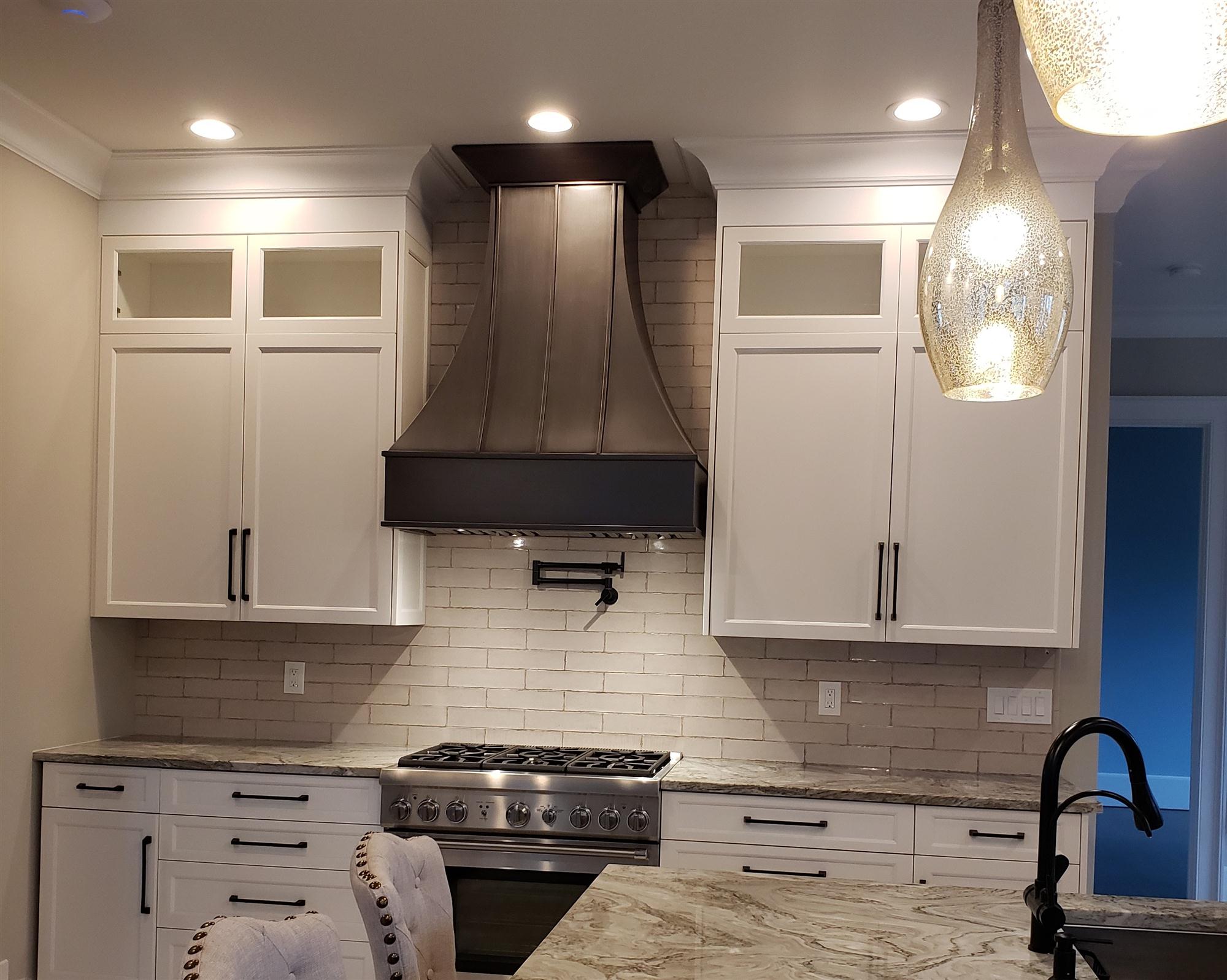 Coral Gables Custom Copper Range Hood