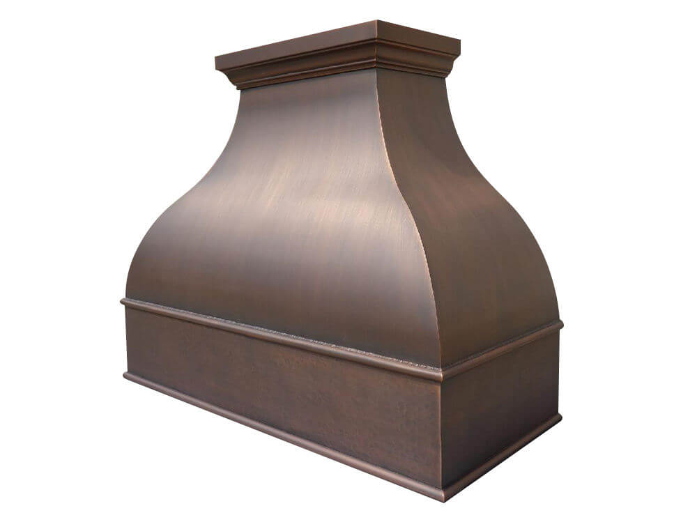 Bella Antique Color Pre-Built Copper Hood