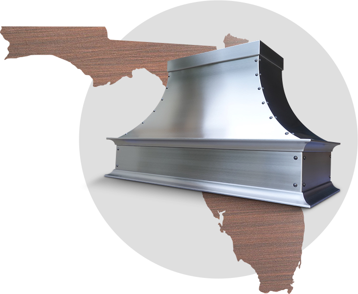 Best Florida kitchen custom range hoods for sale online today