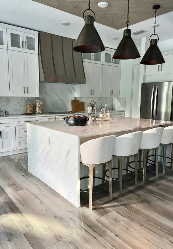 "Seattle" stainless steel kitchen hood featured on HGTV's "Home in a Heartbeat" show