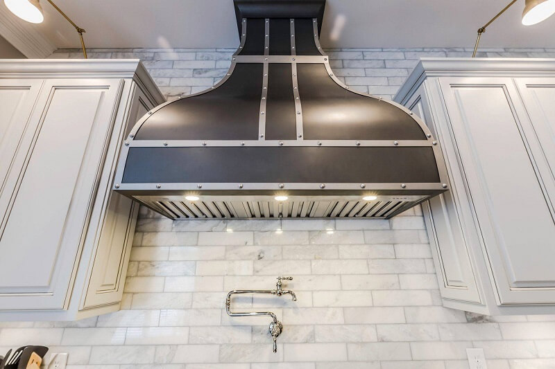 Handcrafted Bella Copper Range Kitchen Hood with Unique Design Options