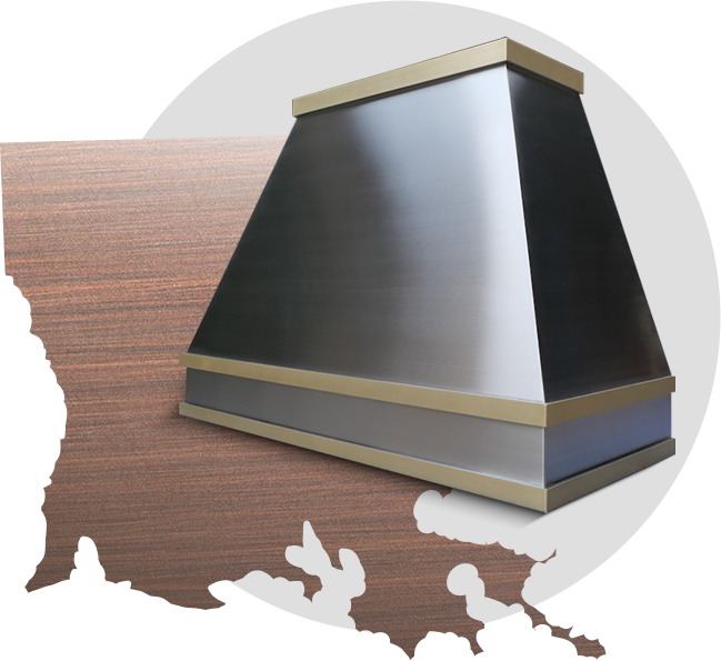 Top quality Louisiana custom range hood for sale