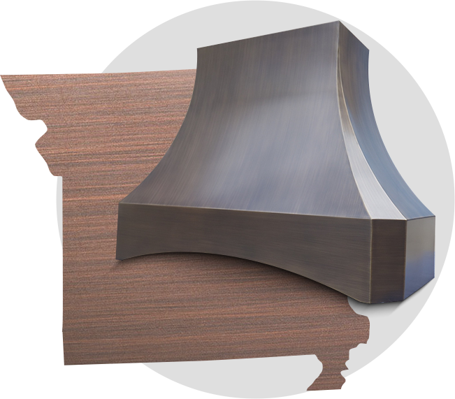 Shop pre-built and custom range hoods for Missouri kitchens online