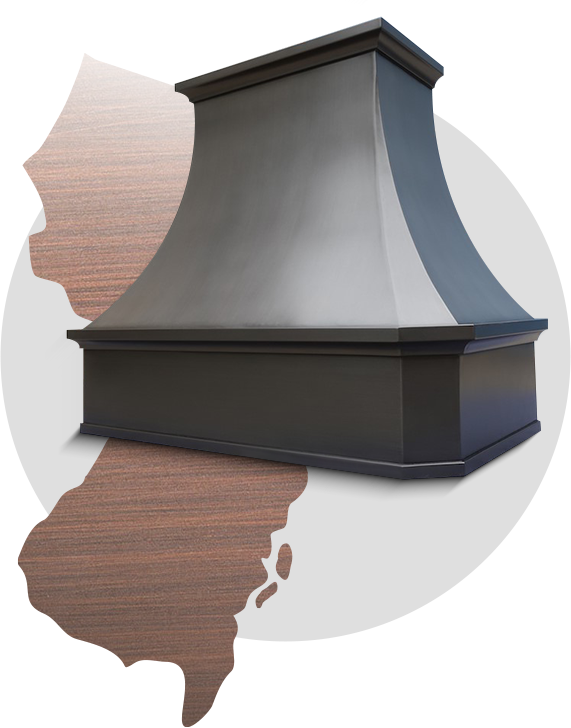 Shop pre-built and custom range hoods for New Jersey kitchens online