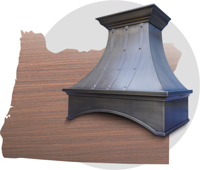 Shop pre-built and custom range hoods for Oregon kitchens online